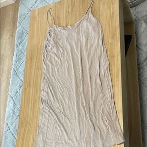 H&M Basic Slip Dress in Dusty Mauve